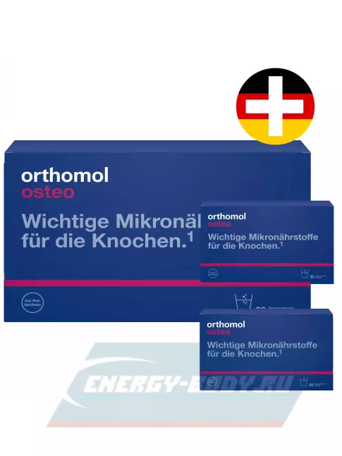 Суставы, связки Orthomol Osteo x3 курс 90 дней