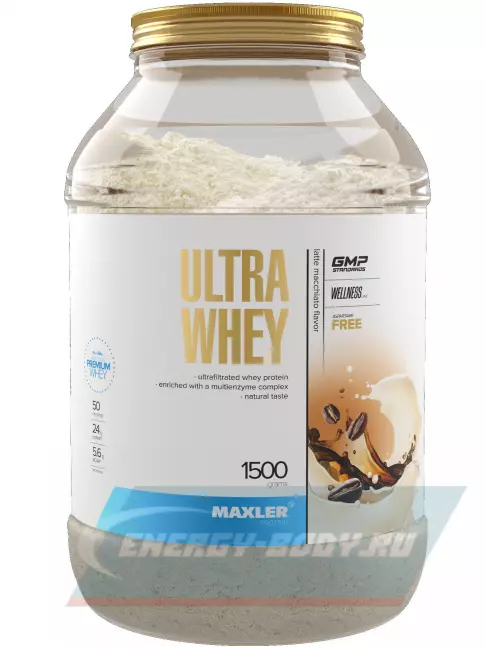  MAXLER Ultra Whey 1500 г, Латте Макиато