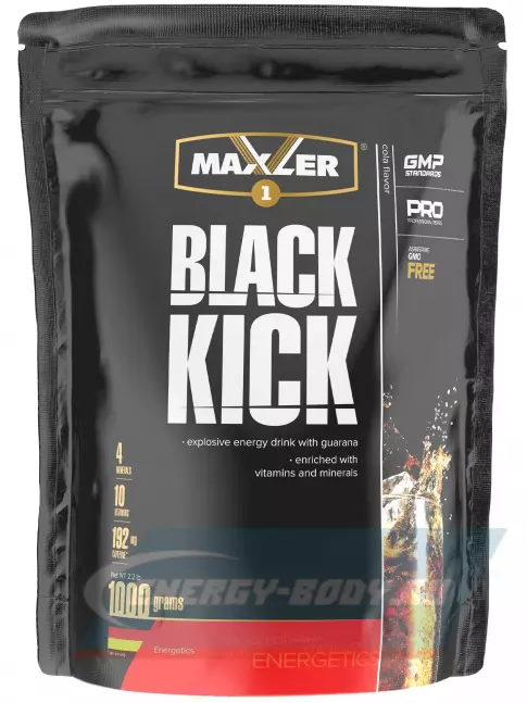 Энергетик MAXLER Black Kick 1000 г, Кола