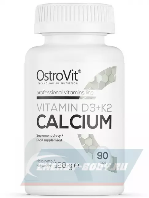  OstroVit Vitamin D3 + K2 + Calcium 90 таблеток