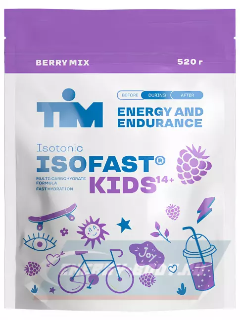  TIM ISOFAST KIDS 520 г, Лесные ягоды