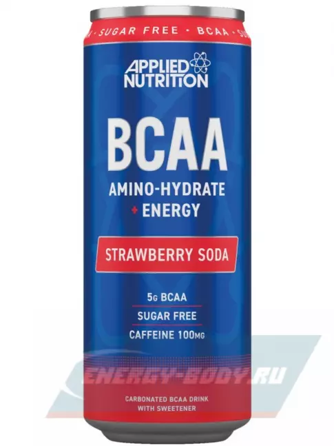 ВСАА APPLIED NUTRITION BCAA - Functional Drink CANS 330 мл, Клубничная Содовая