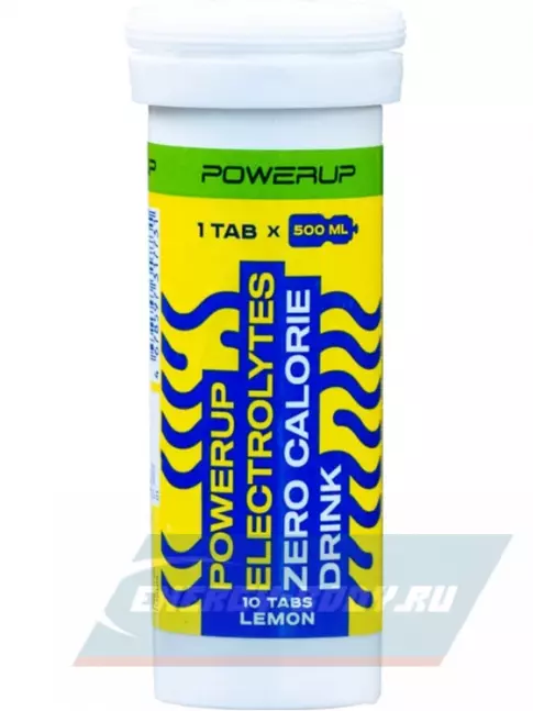 Powerup ELECTROLYTES ZERO CALORIE DRINK 2 x 10 шипучих таблеток, Микс Powerup ELECTROLYTES ZERO CALORIE DRINK 2 x 10 шипучих таблеток, Микс