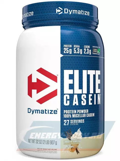  Dymatize Elite Casein 908 г, Ваниль