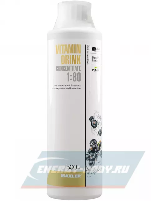  MAXLER Vitamin Drink Concentrate 500 мл, Черная смородина