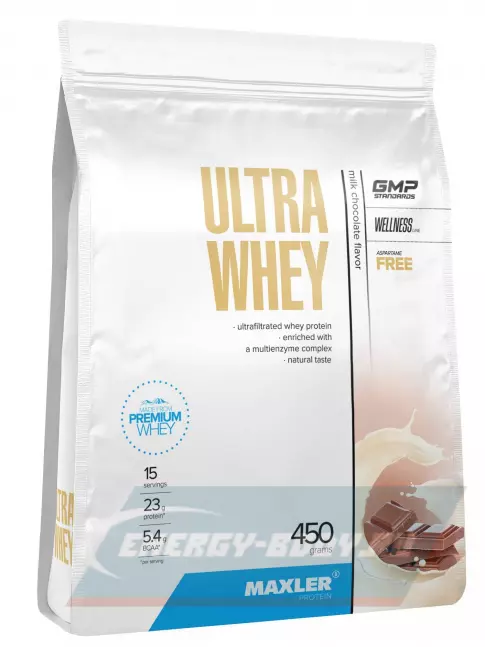  MAXLER Ultra Whey 450 г, Молочный шоколад