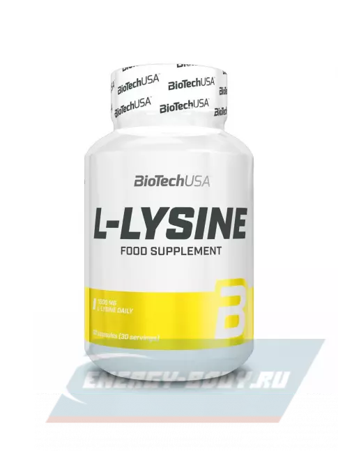 Аминокислотны BiotechUSA L-Lysine 90 капсул Аминокислотны BiotechUSA L-Lysine 90 капсул