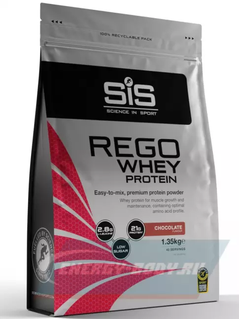 SCIENCE IN SPORT (SiS) REGO Whey Protein 1350 г, Шоколад