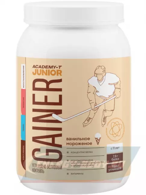 Гейнер Академия-Т Junior Gainer 900 г, Ваниль Гейнер Академия-Т Junior Gainer 900 г, Ваниль