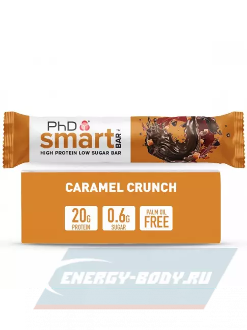 Батончик протеиновый PhD Nutrition Smart Bar 5 x 64 г, Карамель