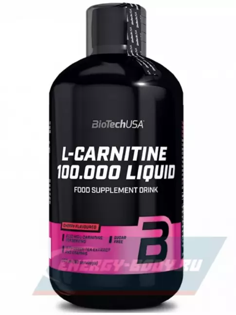 L-Карнитин BioTechUSA L-Carnitine 100.000 Liquid 500 мл, Вишня