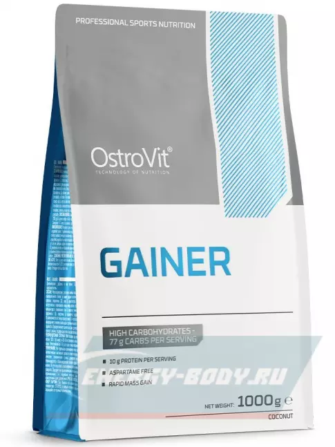 Гейнер OstroVit Gainer 1000 г, Кокос