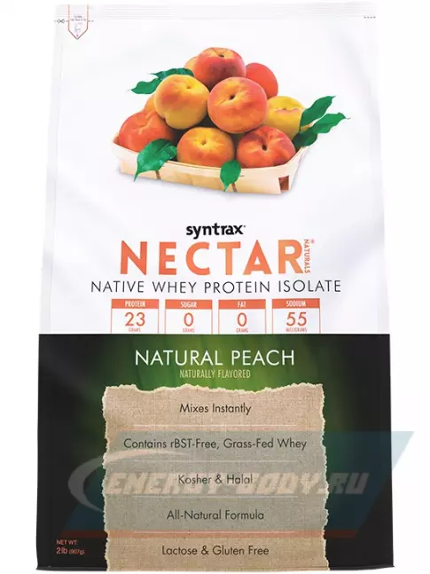  SYNTRAX Nectar Naturals 907 г, Персик