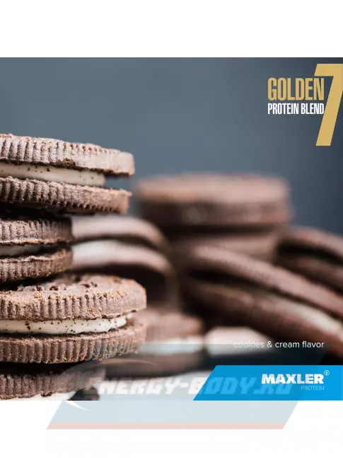  MAXLER Golden 7 Protein Blend 907 г, Печенье с кремом