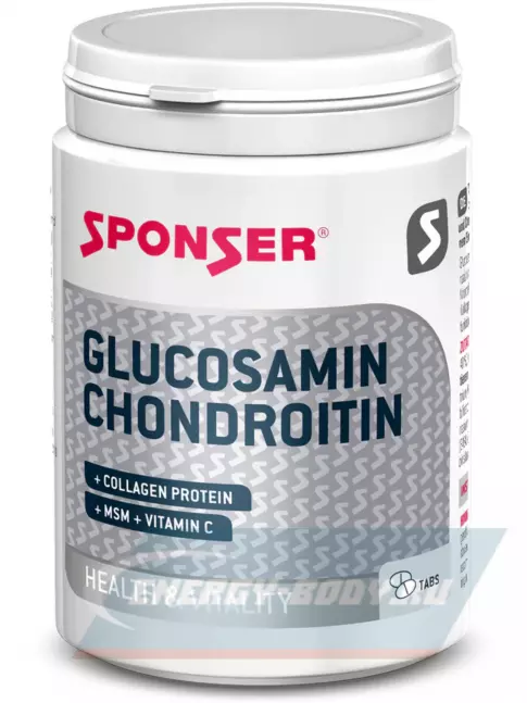 Суставы, связки SPONSER GLUCOSAMIN CHONDROITIN 180 таблеток