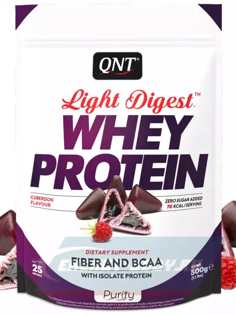  QNT Light Digest Whey Protein 500 г, Кьюбердон