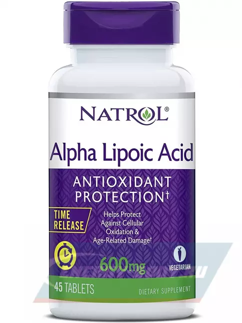  Natrol Alpha Lipoic Acid 600mg 45 таблеток