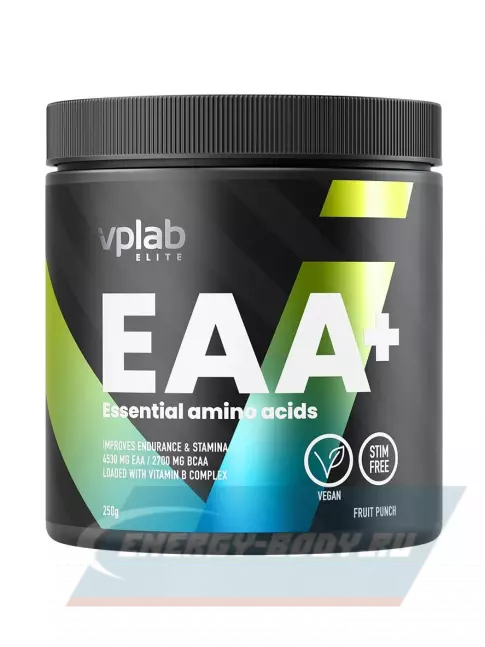 Аминокислотны VP Laboratory EAA+ 250 гр, Фруктовый пунш