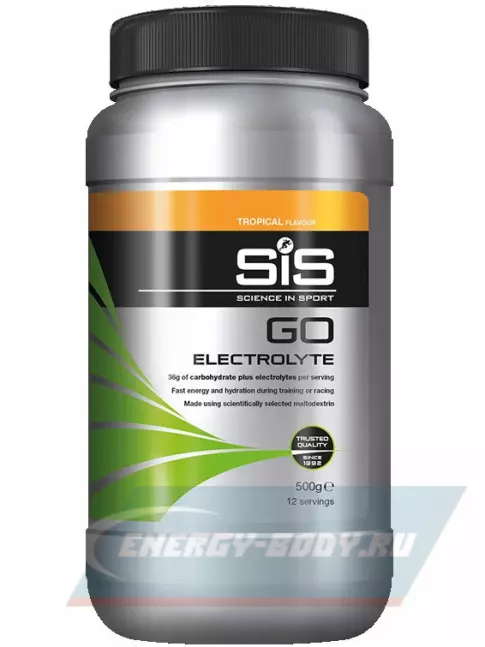  SCIENCE IN SPORT (SiS) GO Electrolyte Powder 500 г, Тропические фрукты