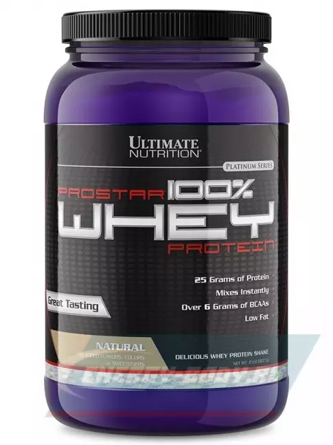  Ultimate Nutrition Prostar Whey 907 г, Натуральный