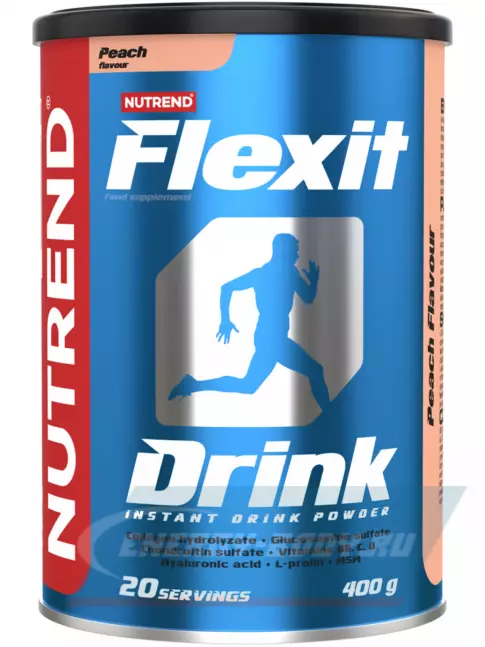 Суставы, связки NUTREND Flexit Drink 2 x 400 г, Персик