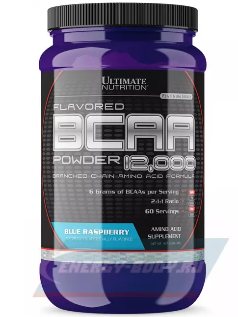 ВСАА Ultimate Nutrition BCAA 12000 Powder 457 г, Голубая малина