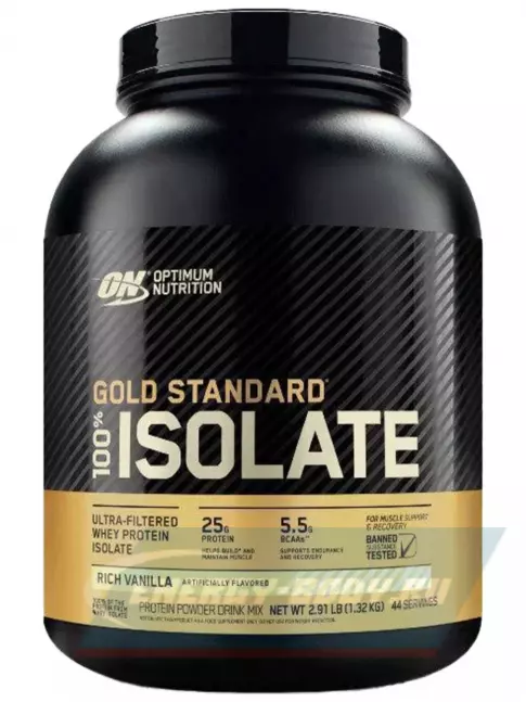  Optimum Nutrition 100% Isolate Gold Standard 1320 г, Насыщенная ваниль