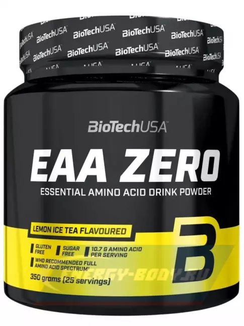 Аминокислотны BioTechUSA EAA Zero 350 г, Лимонный холодный чай