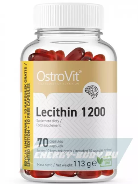 Omega 3 OstroVit Lecithin 1200 70 гелевых капсул
