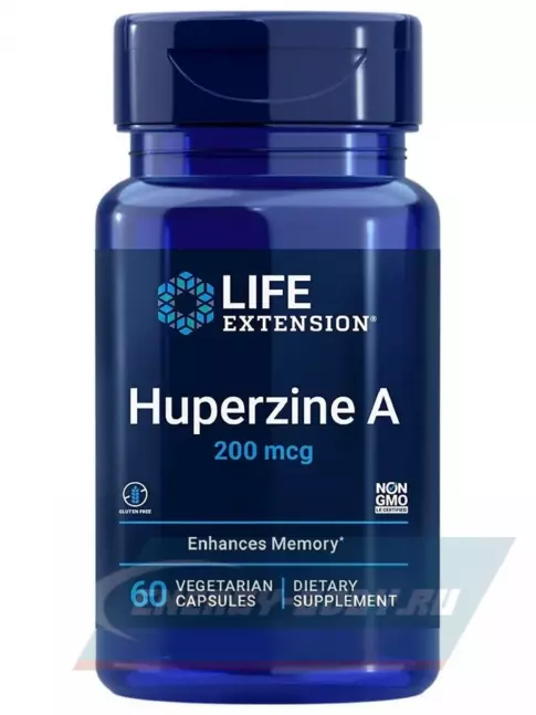  Life Extension Huperzine A 200 mcg 60 вегетарианских капсул