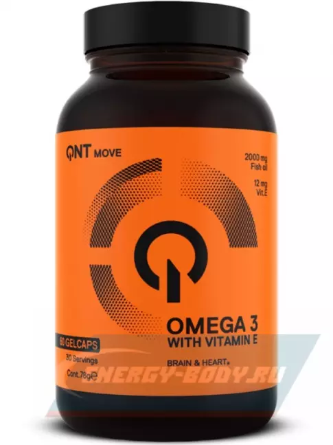 Omega 3 QNT QNT Omega 3 60 капсул