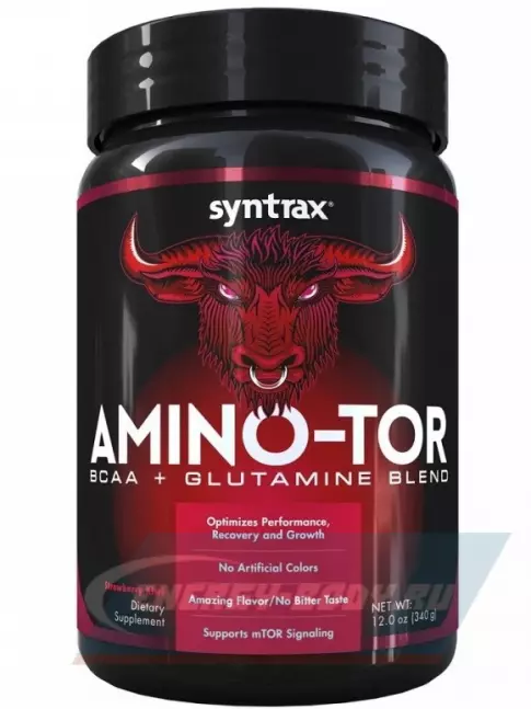 ВСАА SYNTRAX Amino-TOR BCAA + Glutamine Bland 340 г, Клубника-киви