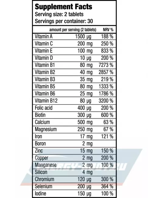  BioTechUSA Multivitamin for Women 60 таблеток