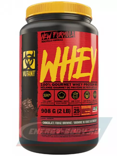  Mutant Whey 908 г, Шоколадный фуджи брауни