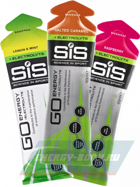 Энергетический гель SCIENCE IN SPORT (SiS) Go Energy + Electrolyte Gels 12 x 60 мл, Mix 12