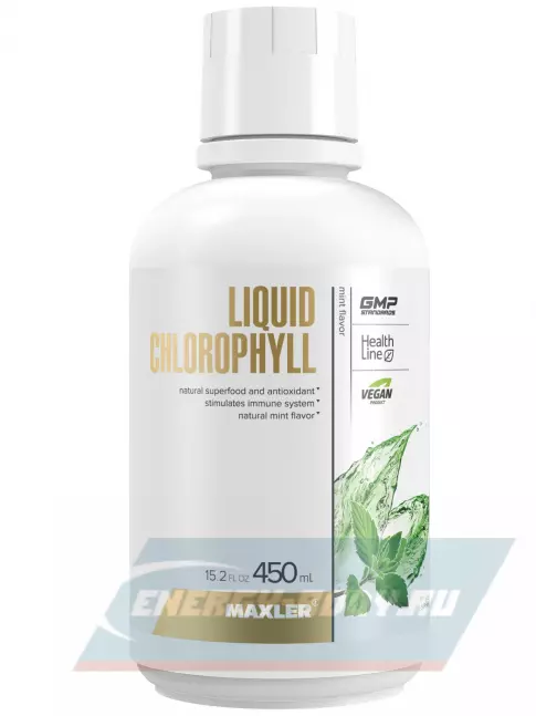  MAXLER Liquid Chlorophyll 450 мл, Мята