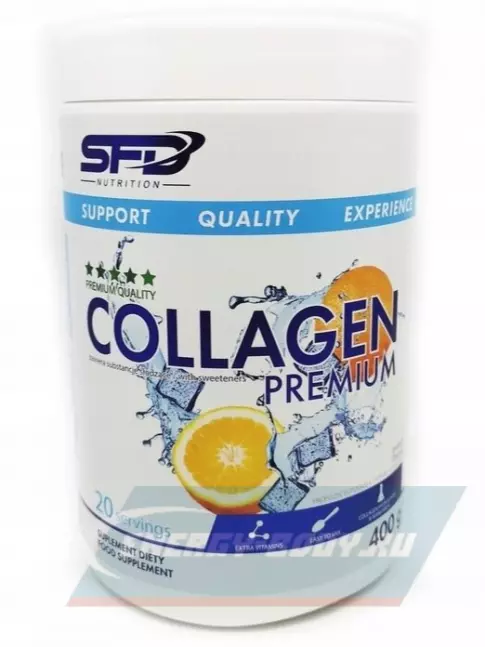COLLAGEN SFD Collagen Premium 400 г, Апельсин