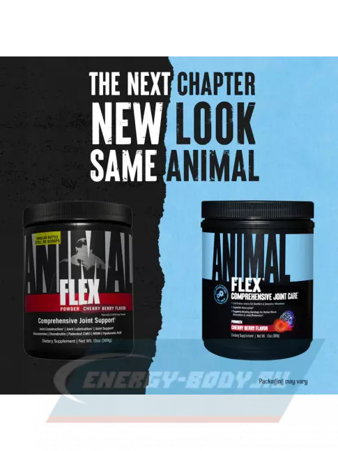 Суставы, связки UNIVERSAL NUTRITION ANIMAL FLEX POWDER 369 г, Вишня и ягоды