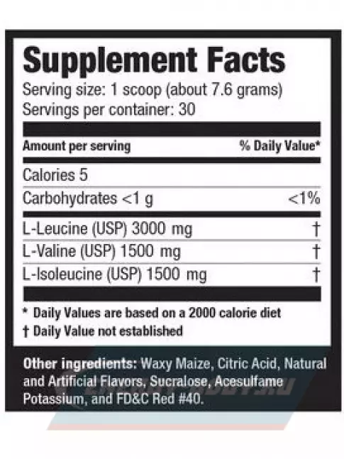 ВСАА Ultimate Nutrition BCAA 12000 Powder 228 г, Лимон - Лайм