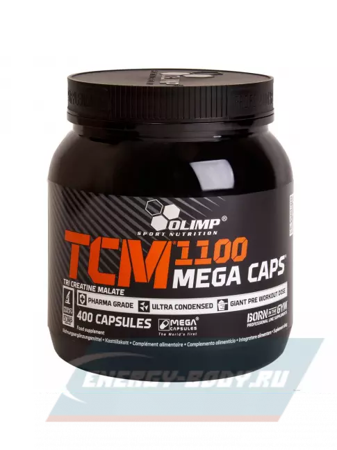  OLIMP Tri-Creatine malate Mega Caps 400 капсул