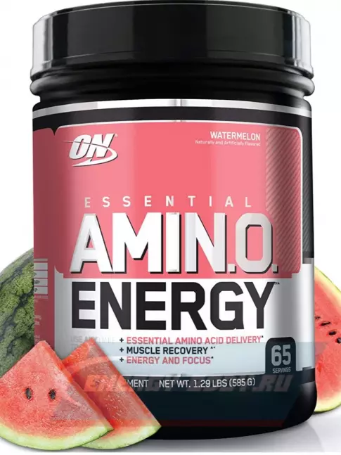 Аминокислотны Optimum Nutrition Essential Amino Energy 585 г + шейкер, Арбуз