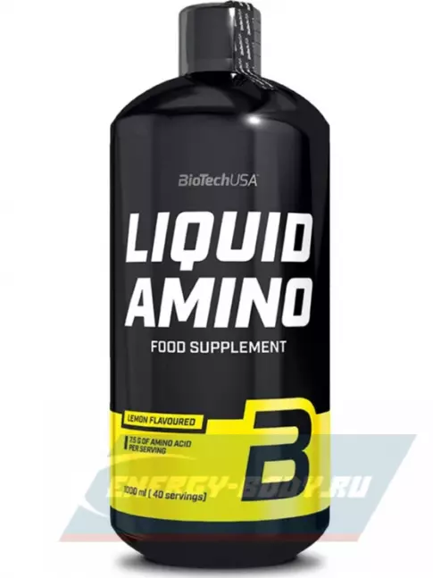 Аминокислотны BiotechUSA Liquid Amino 1000 мл, Лимон