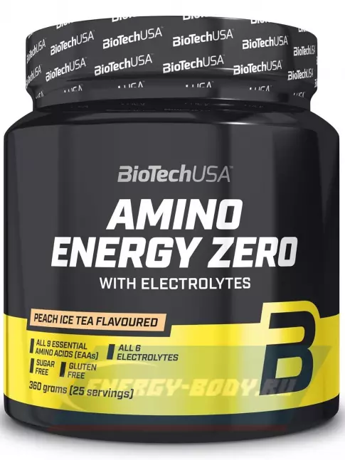 Аминокислотны BioTechUSA Amino Energy Zero 360 г, Персиковый холодный чай