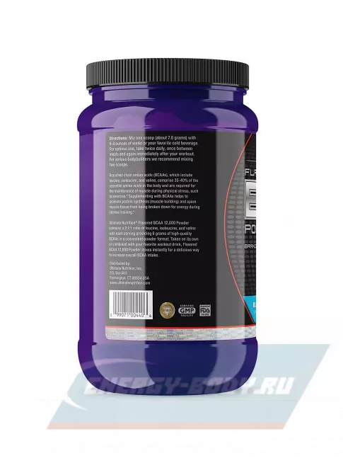 ВСАА Ultimate Nutrition BCAA 12000 Powder 457 г, Голубая малина