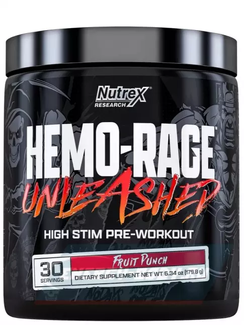 Предтерник NUTREX HEMO-RAGE 179.8, Фруктовый Пунш