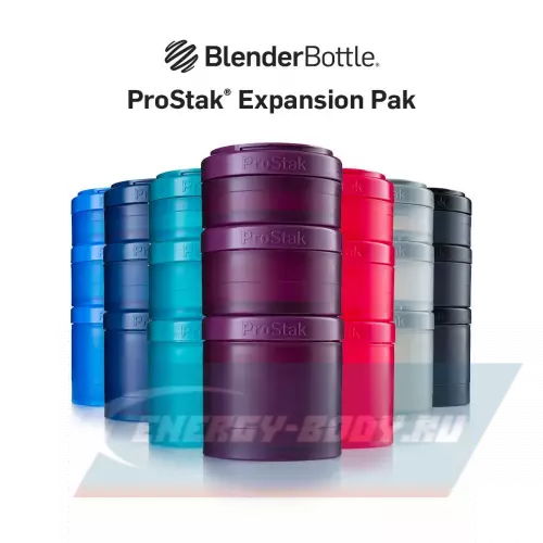  BlenderBottle ProStak - Expansion Pak Full Color 100+150+250 мл Color, Бирюзовый