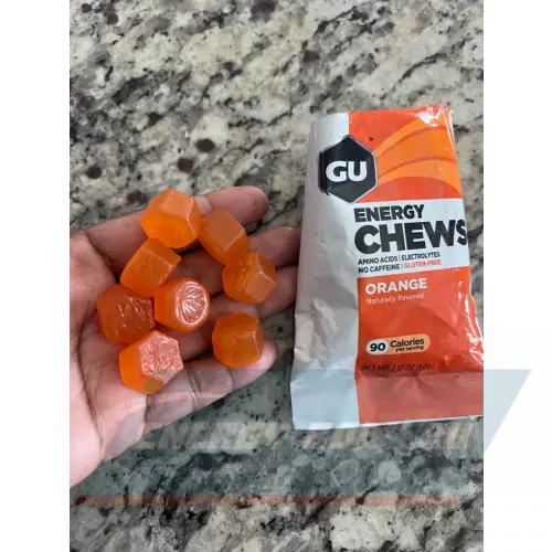 Энергетик GU ENERGY Мармеладки GU Energy Chews Клубника, 4 х 8 конфет