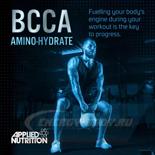 ВСАА Applied Nutrition BCAA Amino Hydrate Ледяная голубая малина, 450 г