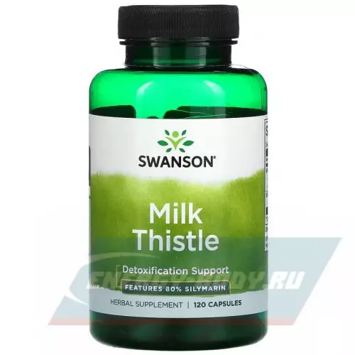  Swanson Milk Thistle - Features 80% Silymarin 120 капсул