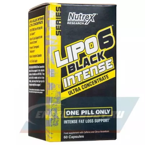  NUTREX Lipo 6 Black Intense Ultra Concentrate US 60 капсул